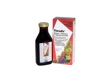 Floradix, żelazo i witaminy, 250 ml